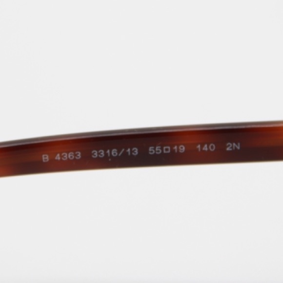 NEW BURBERRY BE4363 3316/13 WOMEN’S SUNGLASSES BURBERRY B 4363 BROWN EYEWEAR - Picture 9 of 10